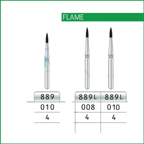 فرز الماسی توربین مدل شعله شمعی کوتاه کیادنت KIA DENT سایز 889 - Image 2