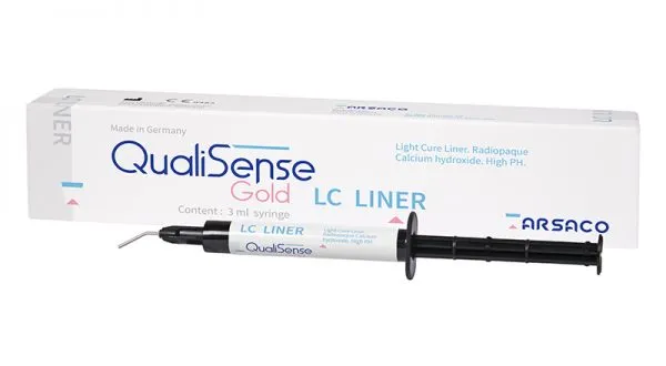 لاینر نوری با بیس کلسیم هیدروکساید qualisense gold lc liner